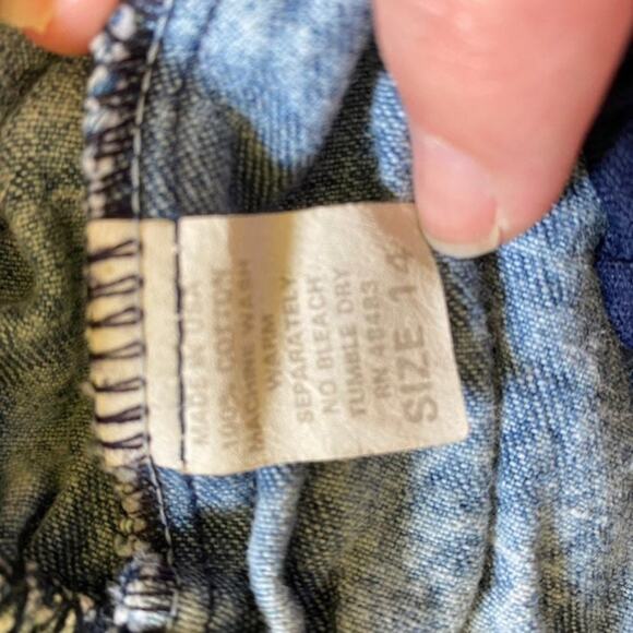 Vintage 80s 90s Special Edition Ltd Acid StoneWash Maternity Jeans Size 14 - Picture 4 of 4